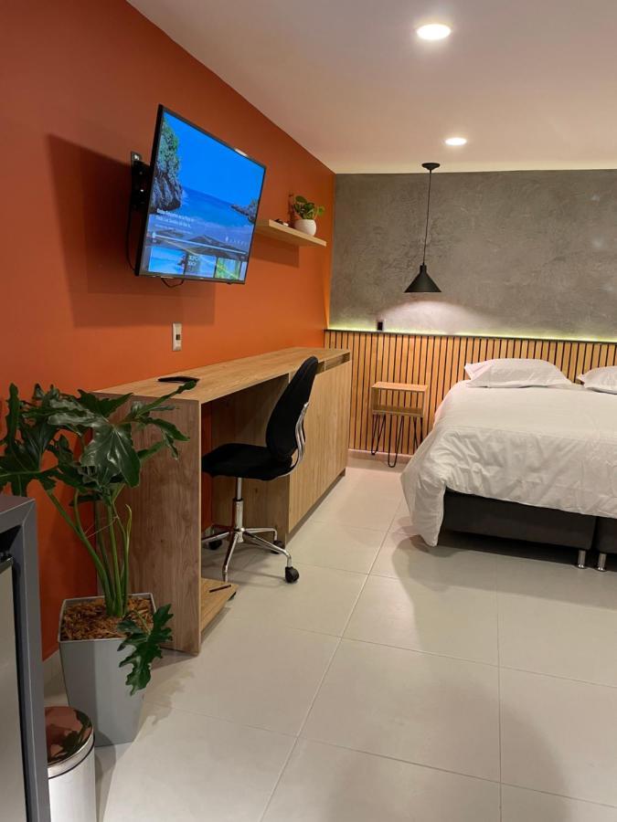 Agradable Y Moderno Aparta Estudio Con Aire Acondicionado Apartamento *